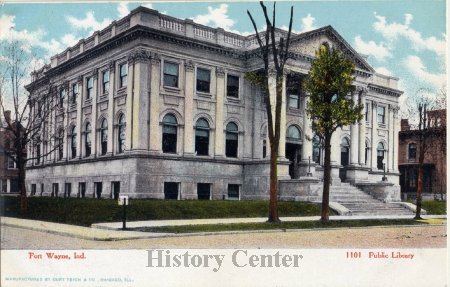 Public Library Postcard