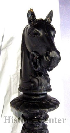 Franklin Randall Home Hitching Post, Cast by Bass Foundry