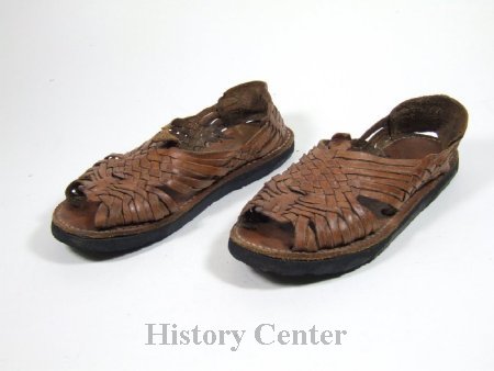 Tire Sole Sandals worn by Mexican Immigrant