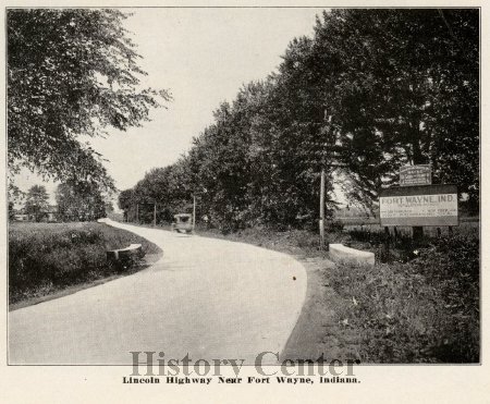 Lincoln Highway Fort Wayne Sign