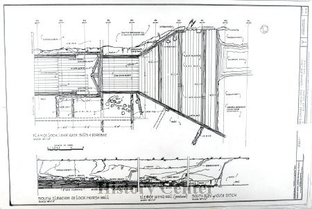 Gronauer Lock Excavation Drawing