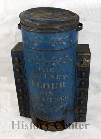 The Cabinet Flour Bin and Sifter, Patented 1898