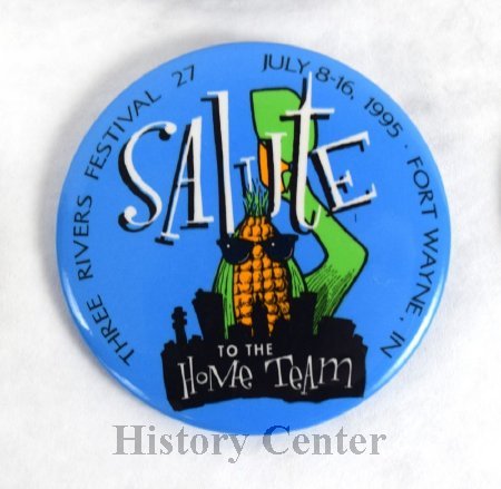 Three Rivers Festival Button 1995