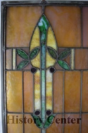 Hanna Homestead Stained Glass Window detail