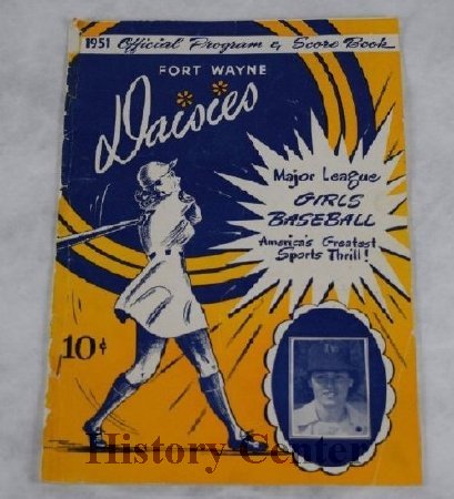 1951 Fort Wayne Daisies Program