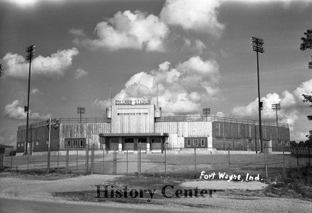 Zollner Pistons Stadium, photgraph taken October 5, 1947