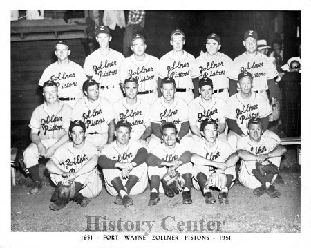 Zollner Pistons Softball Team, 1951