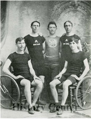 Marion Black, second from right,  c. 1895