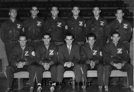 Zollner Pistons Basketball team c. 1944-1945