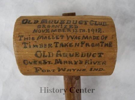 Old Aqueduct Club Gavel detail