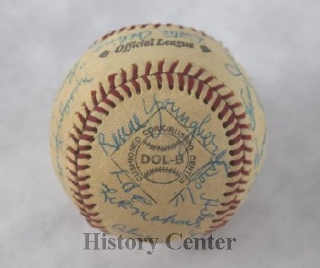 AAGPBL 1954 signed baseball