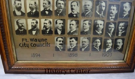 Fort Wayne City Councils 1894, 1898, 1903 detail