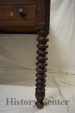 Desk used in 1847/1861/1902  Allen County Courthouses, detail