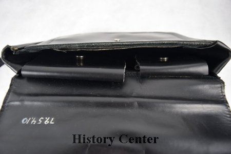 Officer Moser's FWPD gunpurse inside detail, c. 1940s