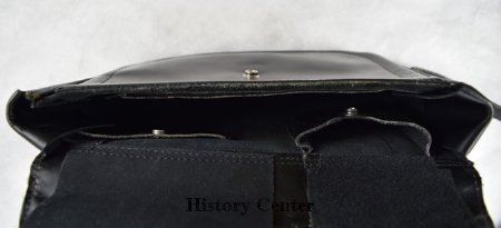 Officer Moser's FWPD gunpurse inside detail, c. 1940s