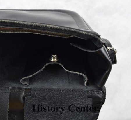 Officer Moser's FWPD gunpurse inside detail, c. 1940s