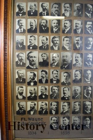 Fort Wayne City Council 1894 detail