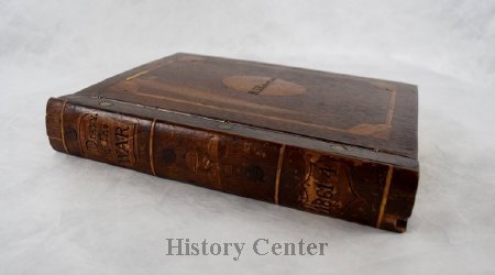 Robertson Civil War Diary spine