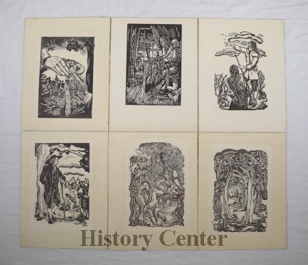 Fort Wayne Sesquicentennial Block Prints July - December