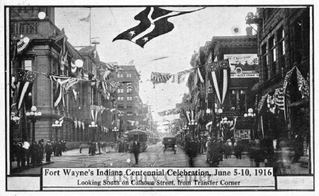 Fort Wayne's Indiana Centennial Celebration 1916