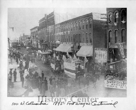 Fort Wayne Centennial Parade 1895