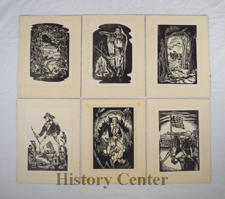 Fort Wayne Sesquicentennial Block Prints January - June