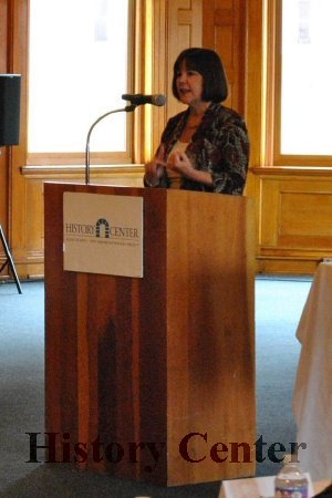 Karen Pence at IN Bicentennial Allen Co. kickoff event, October 13, 2015