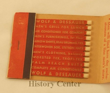 Wolf & Dessauer Matchbook