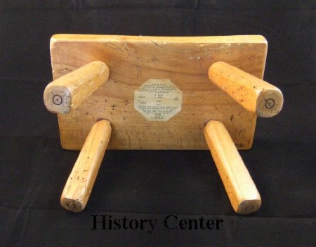 Stool from tree Daniel Boone Carved his name in